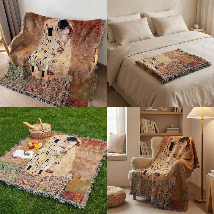 Dekorativer gemusterter Wurfdecke