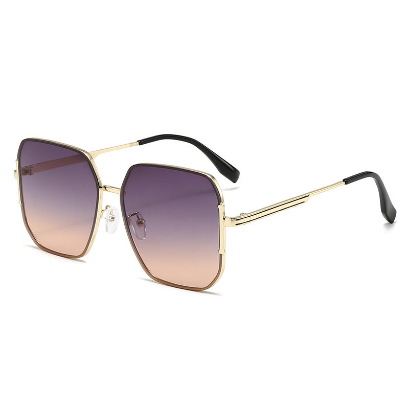 Elegante Übergroße Schild Sonnenbrille