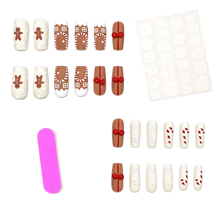 Festliche Lebkuchen Nagelkunst Karnz