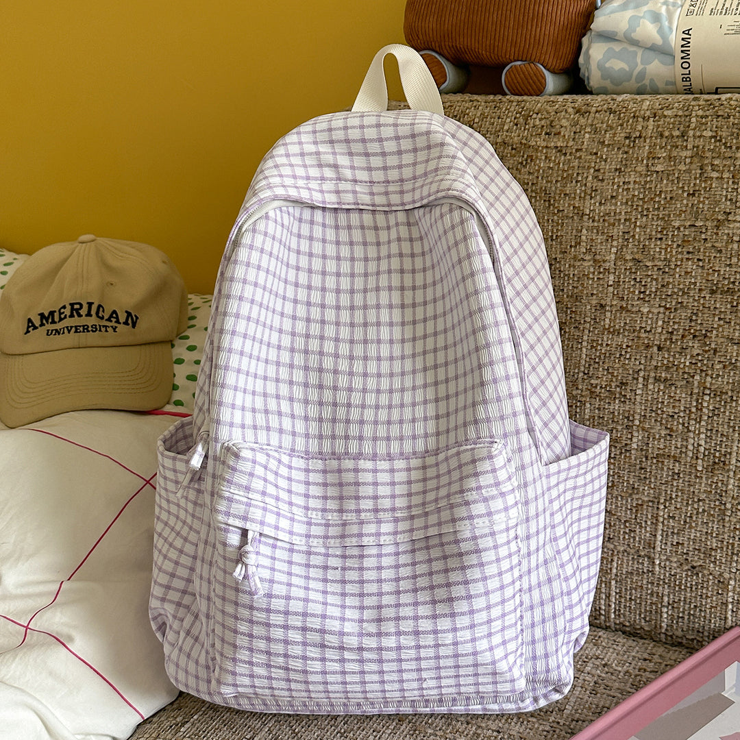Texturiertes Muster Freizeit Rucksack Karnz