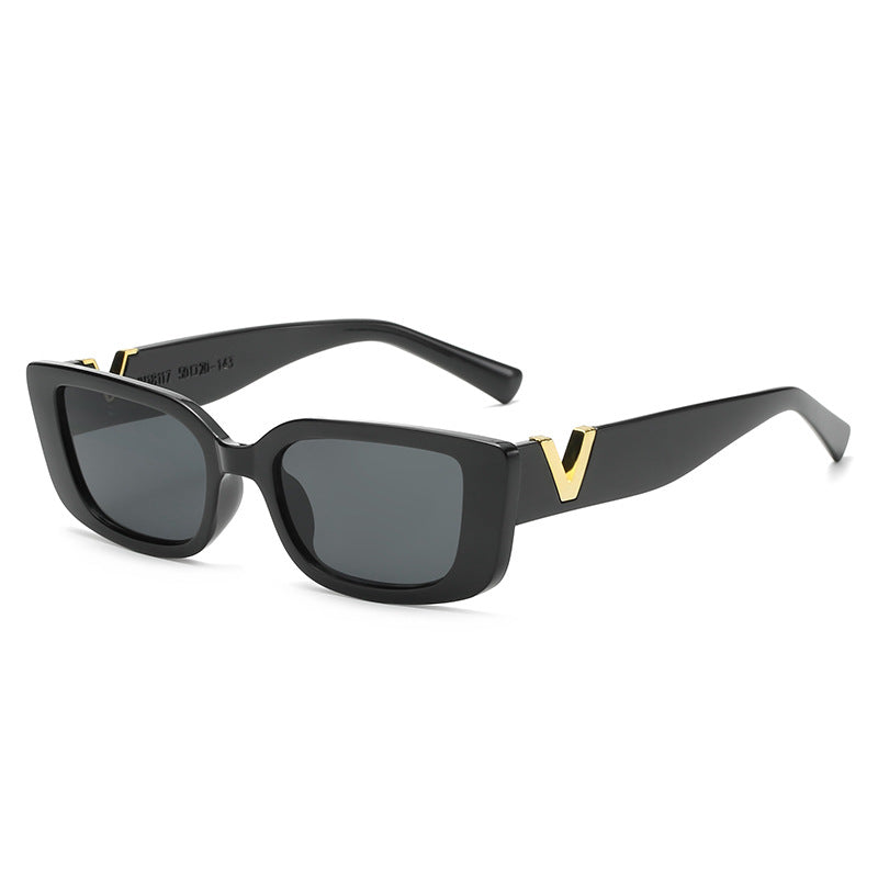 Damen modische Sonnenbrille mit trendigem Leopardenmuster und robustem Rahmen Karnz