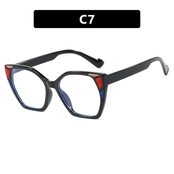 Damen modische Geometrische Designerbrille Karnz