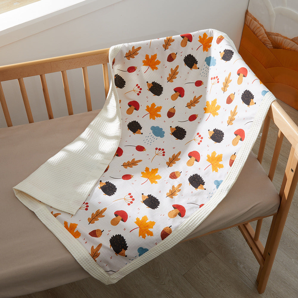 Blumenmuster Babydecke Karnz