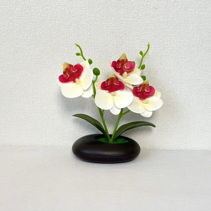 Elegante künstliche Orchideenblumenarrangements für die Innendekoration
