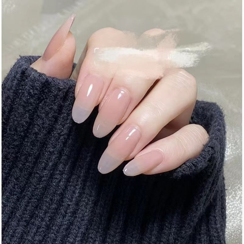 Elegante Ombre Druck-Nagel-Set Karnz