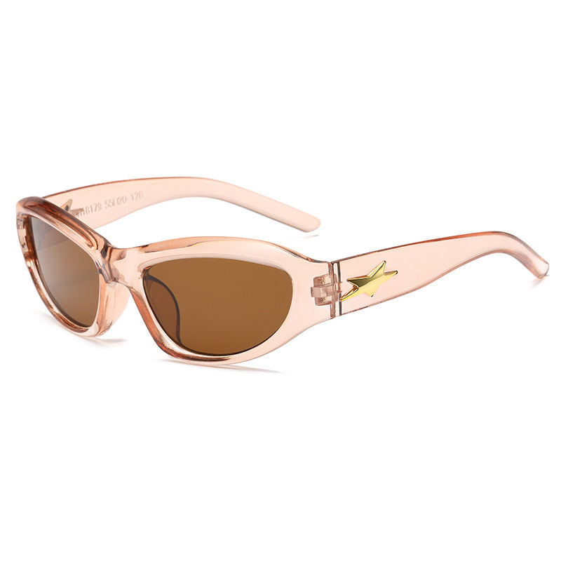 Damen modische Sonnenbrille mit stylischem Cat-Eye Design Karnz