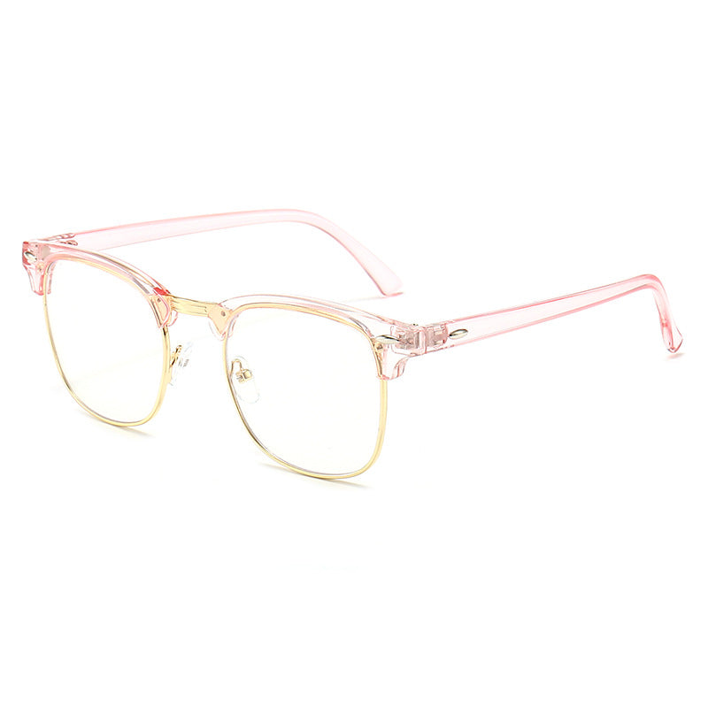 Damen modische Retro-Sonnenbrille mit metallischem Rahmen Karnz