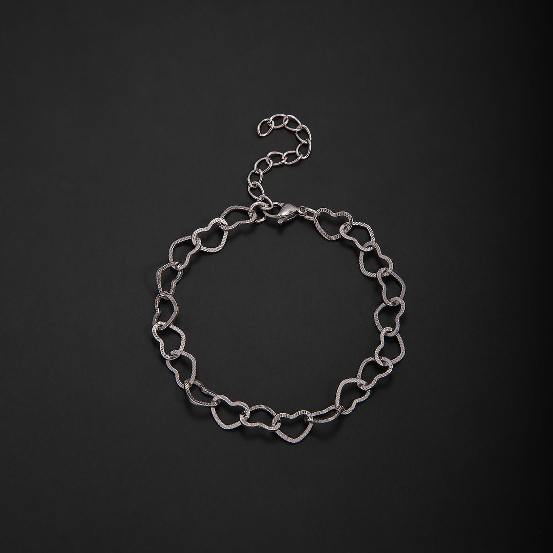 Vernetztes Metall-Gliederarmband Karnz