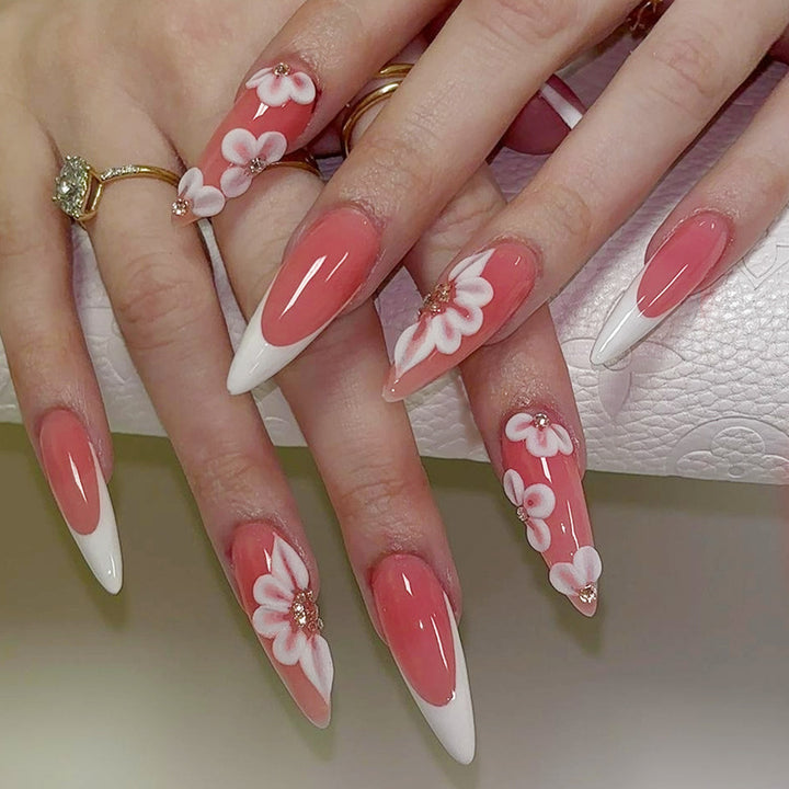 Floral Design Press-On Nail Set Karnz 1788495570