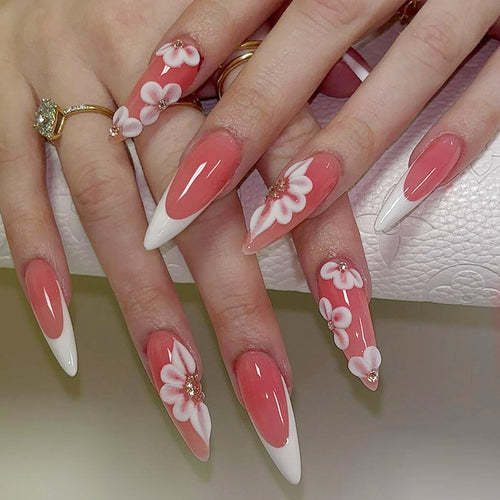 Floral Design Press-On Nail Set Karnz 1788495570
