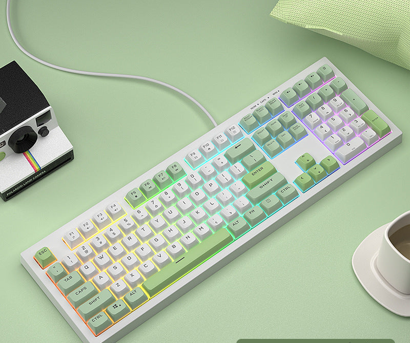 Verdrahtete kompakte mechanische Gaming-Tastatur Karnz