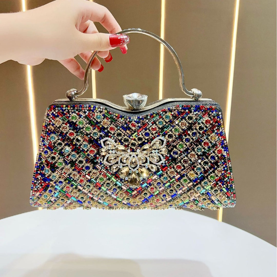 Dekorative Strass Abendtasche