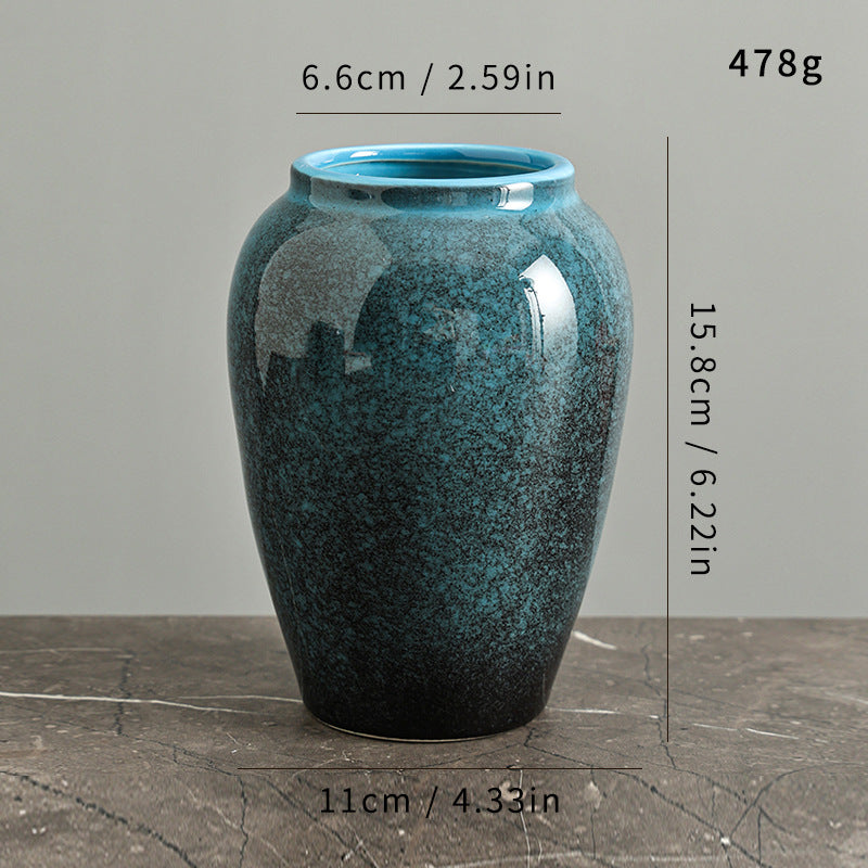 Große dekorative Keramikvase