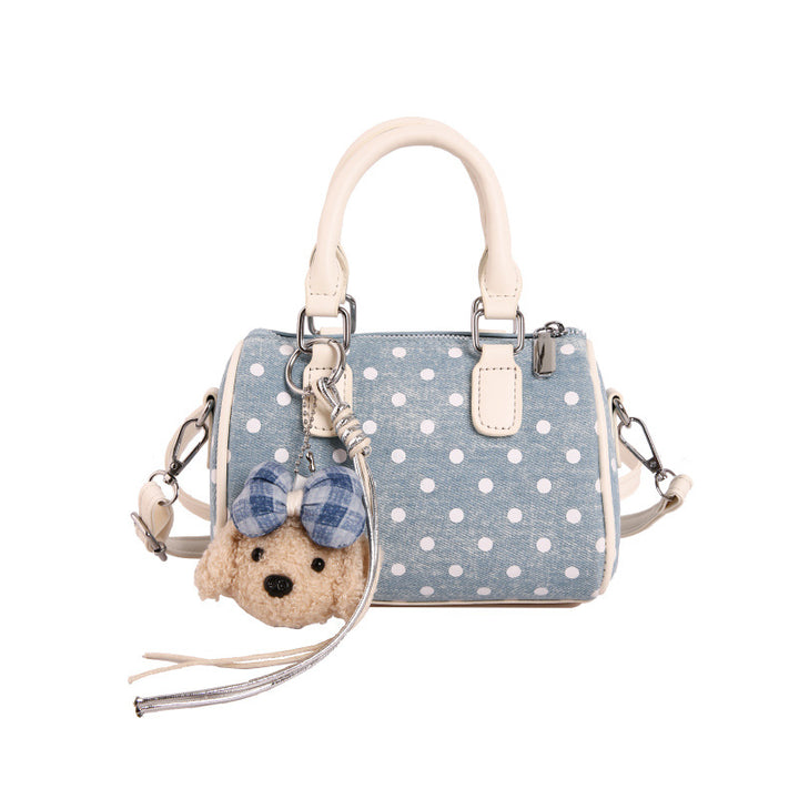 Verspielte Polka-Dot Mini-Handtasche Karnz