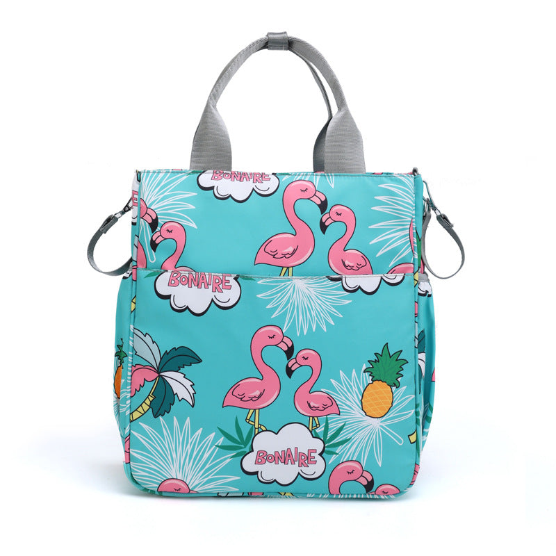 Stylische Flamingo-Druck Tragetasche Karnz
