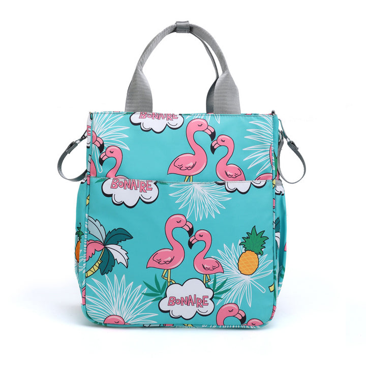 Stylische Flamingo-Druck Tragetasche Karnz
