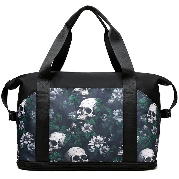 Künstlerisches Schädel-Druck Sport Duffel Tasche Karnz