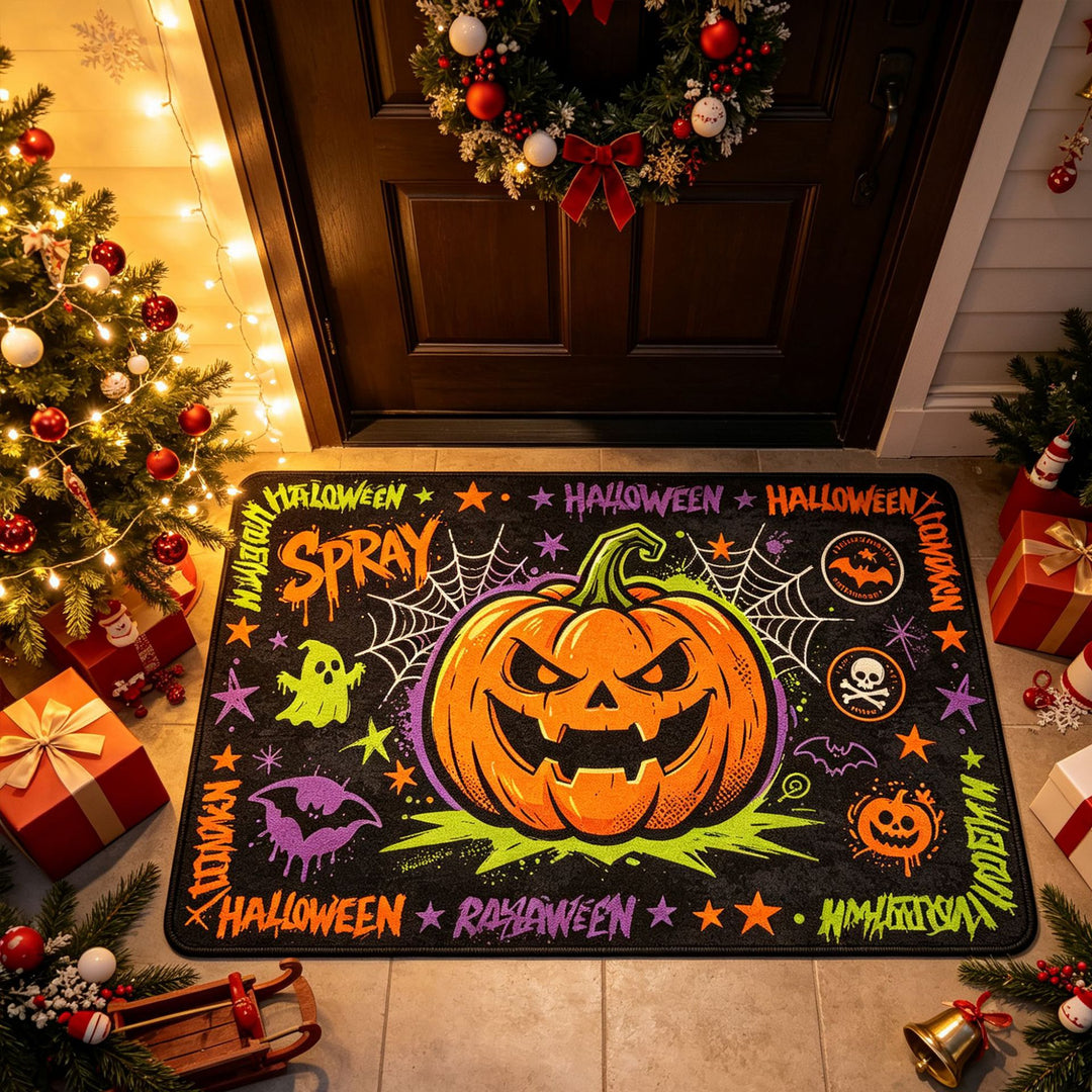 Halloween-Themen-Türmatte