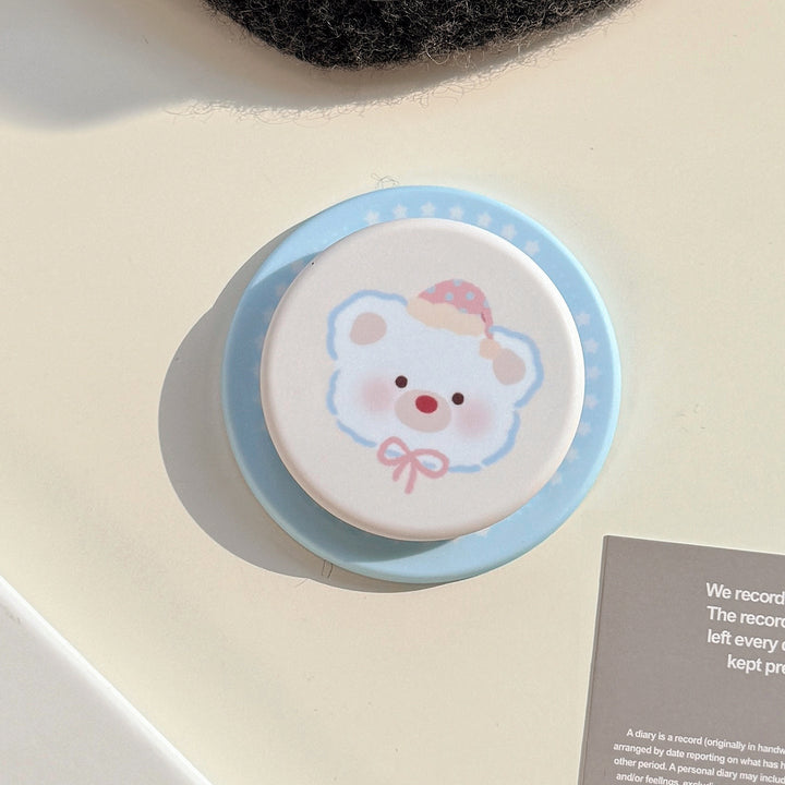 Dekorativer Smartphone Fingerhalter im Hundedesign Karnz