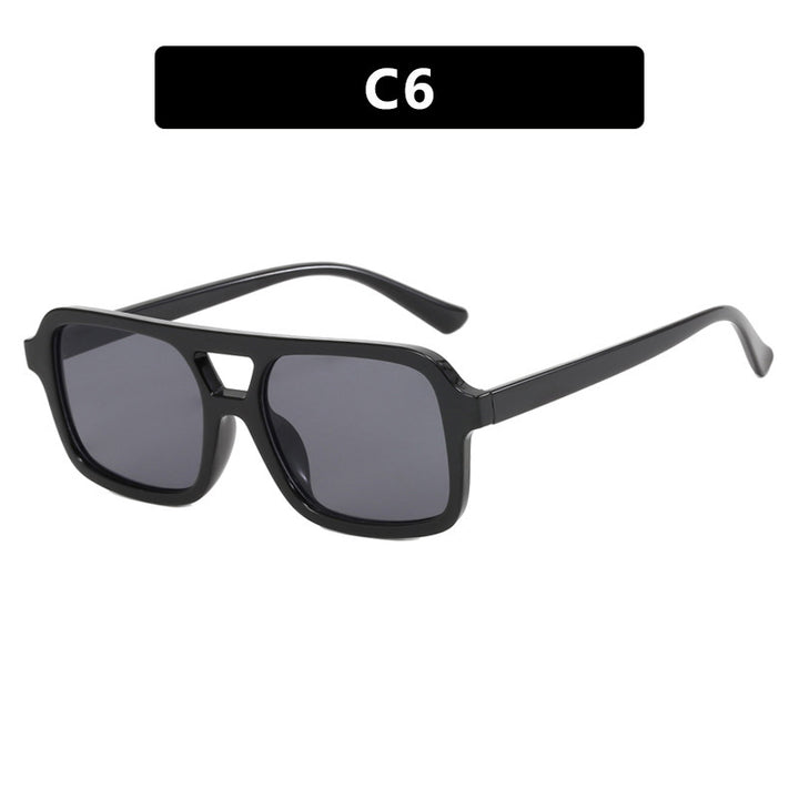 Damen modische Sonnenbrille im eleganten Rechteckformat Karnz