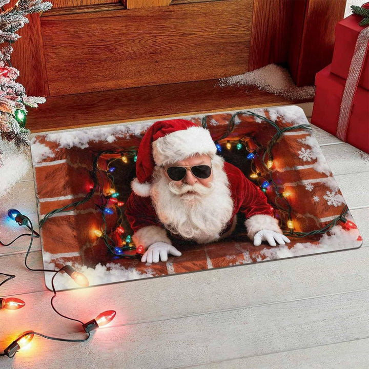 Festliche Santa-Themen Fußmatte
