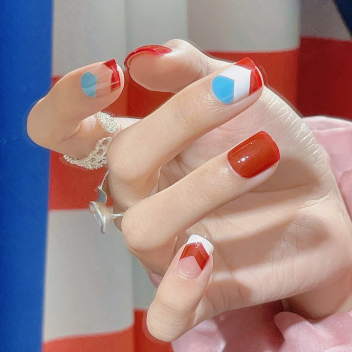 Künstlerisches Press-On Nageldesign Kit