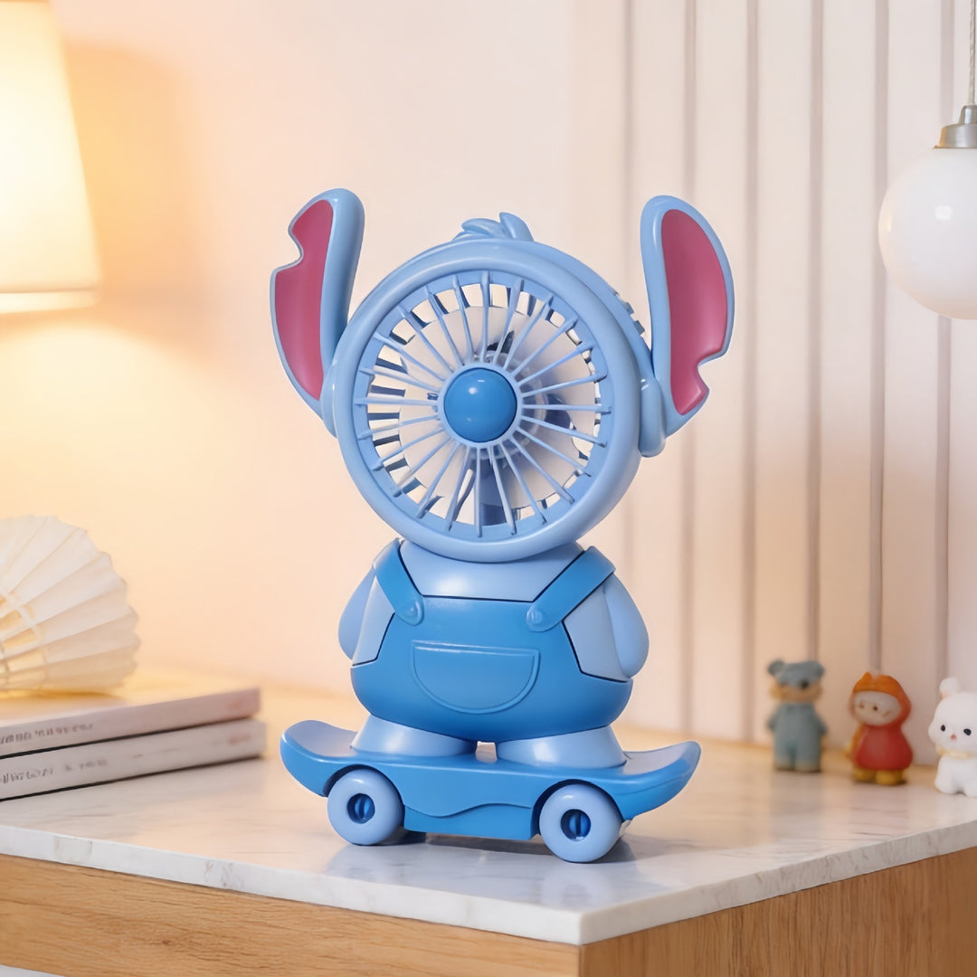 Unisex Tragbarer USB Handventilator im kreativen Tierdesign Karnz