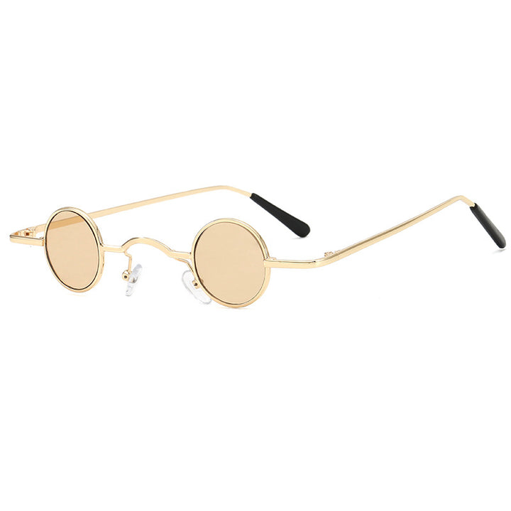 Damen modische runde Brille mit filigranem Metallrahmen Karnz
