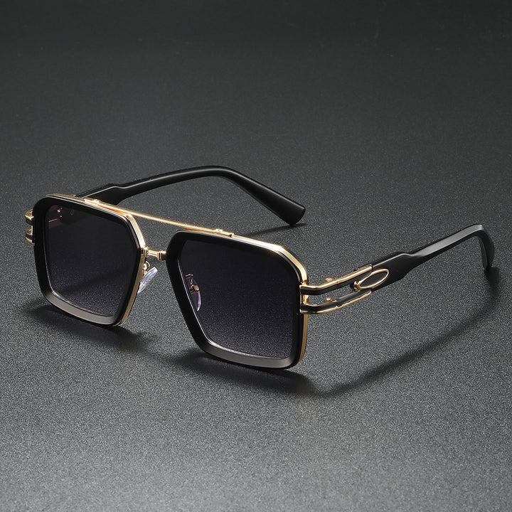 Damen modische Sonnenbrille im modernen kantigen Design Karnz