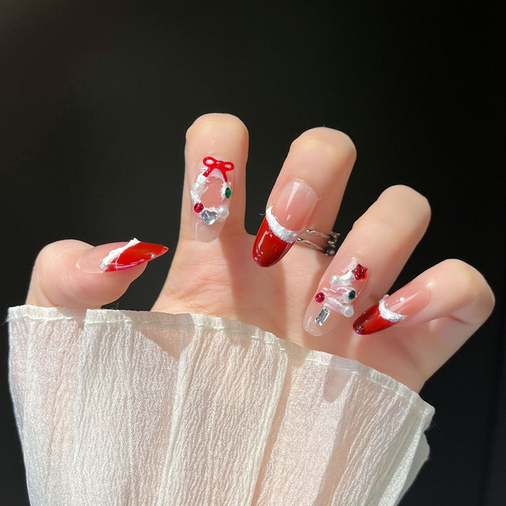 Urlaubs-Themen Press-On Nagelkunst Karnz