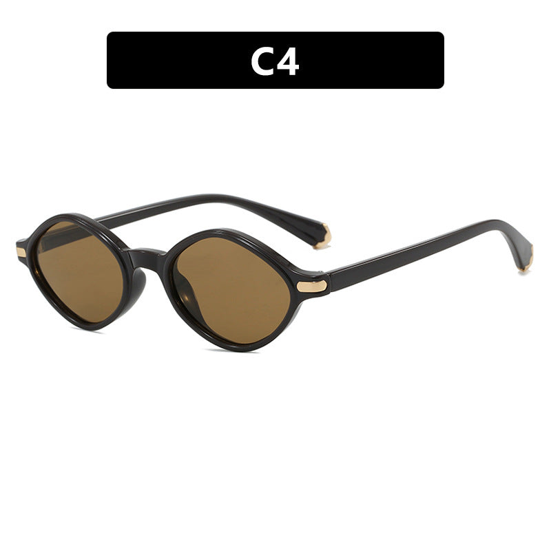 Damen modische Sonnenbrille mit einzigartigem Design und hochwertigem Metallrahmen Karnz
