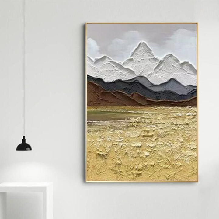 Texturiertes Berglandschaft Wandkunst Dekoration