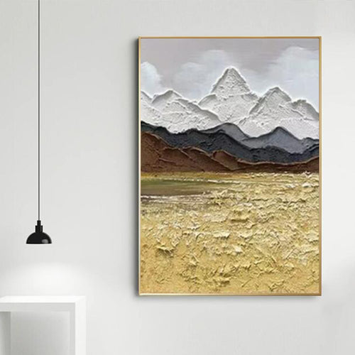 Texturiertes Berglandschaft Wandkunst Dekoration