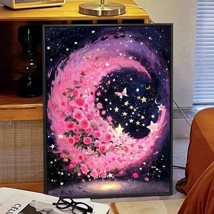 Floral-Themed Canvas Wandkunst Karnz