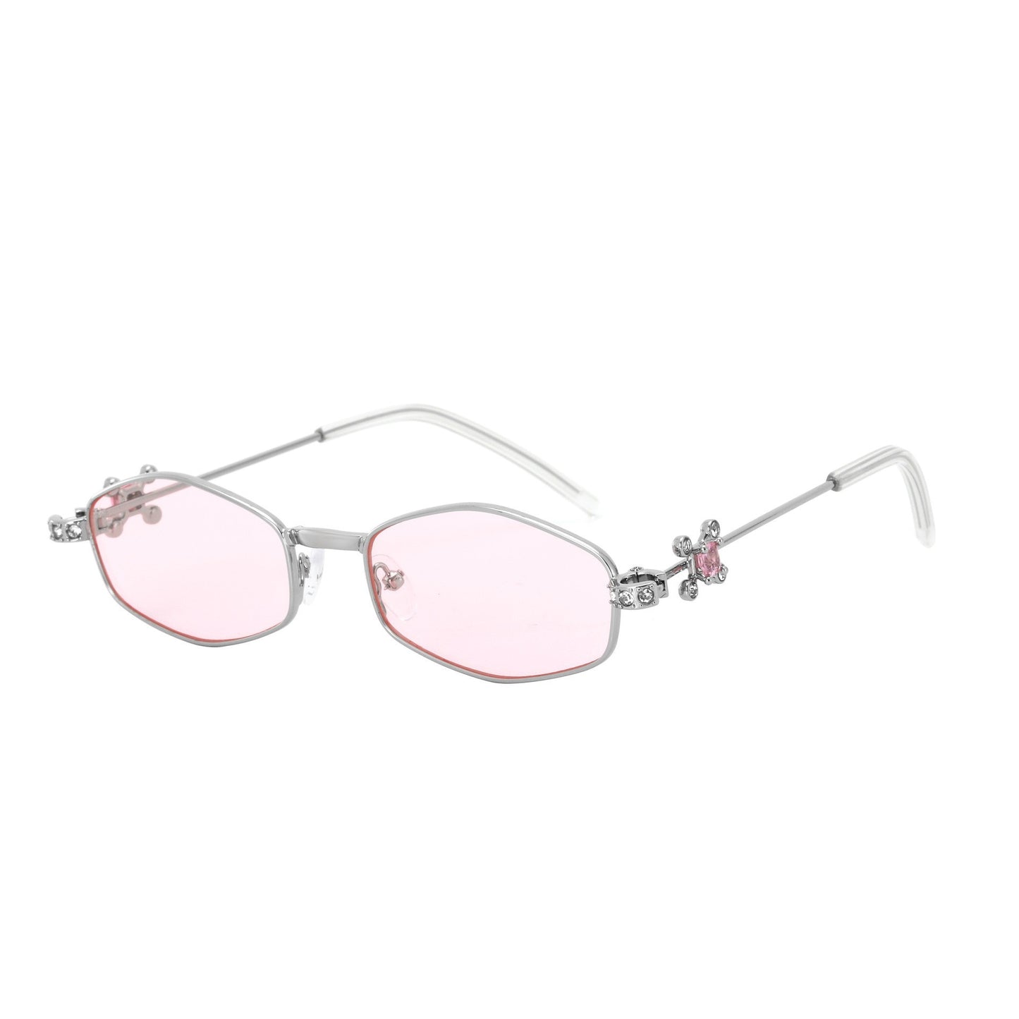 Damen Designer-Sonnenbrille mit elegantem Schmuckrahmen Karnz