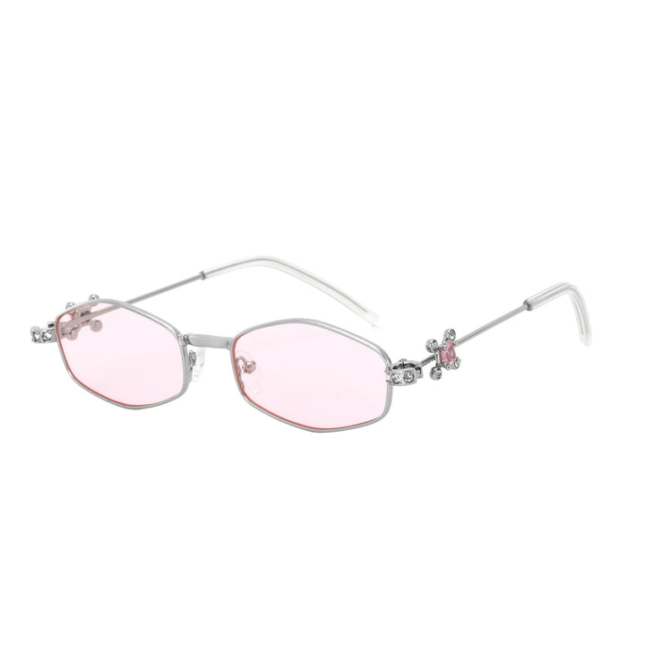 Damen Designer-Sonnenbrille mit elegantem Schmuckrahmen Karnz