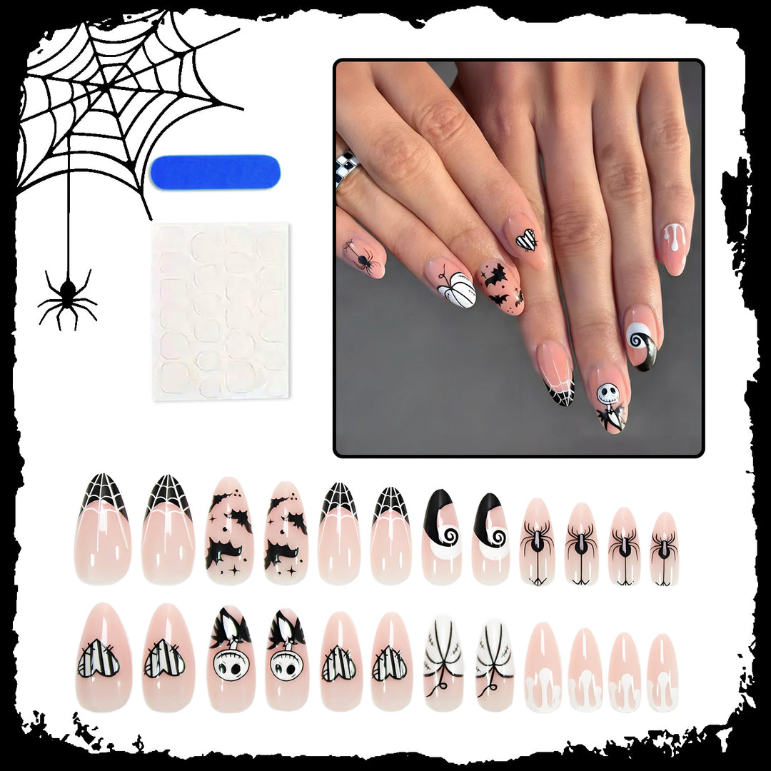 Kunstnagelset mit einzigartigen Spukmotiven Karnz