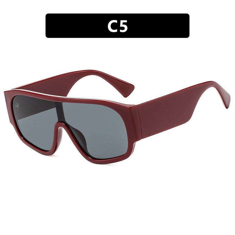 Damen Modische Oversized-Sonnenbrille mit einzigartigem Design Karnz