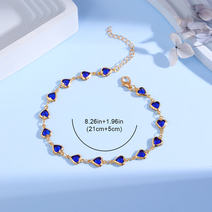 Farbenfrohes Edelstein-Statement-Armband Karnz