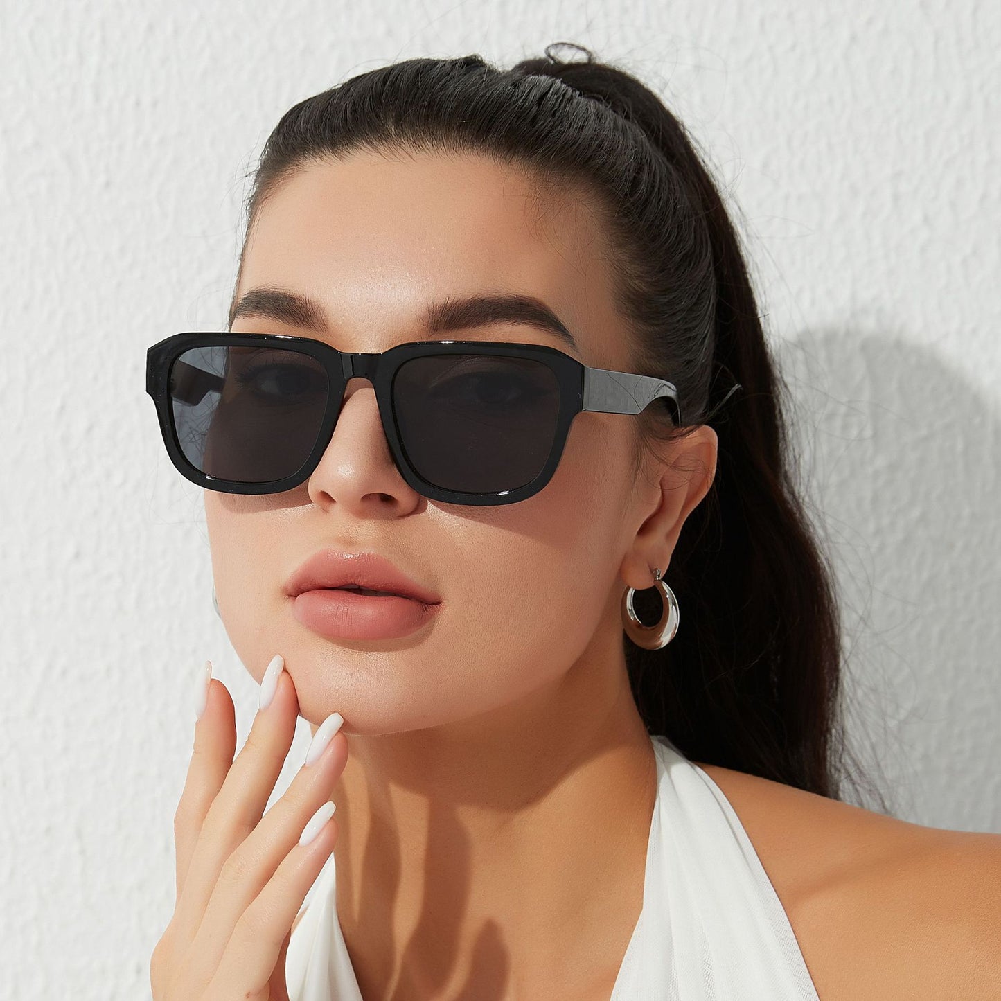 Damen moderne Sonnenbrille im chicen Oversized-Stil Karnz