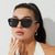 Damen moderne Sonnenbrille im chicen Oversized-Stil Karnz