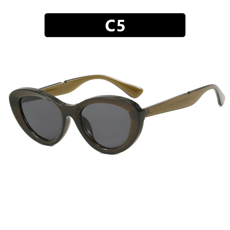 Damen Cat-Eye Sonnenbrille mit stilvollem Kunststoffrahmen und polarisierten Gläsern Karnz