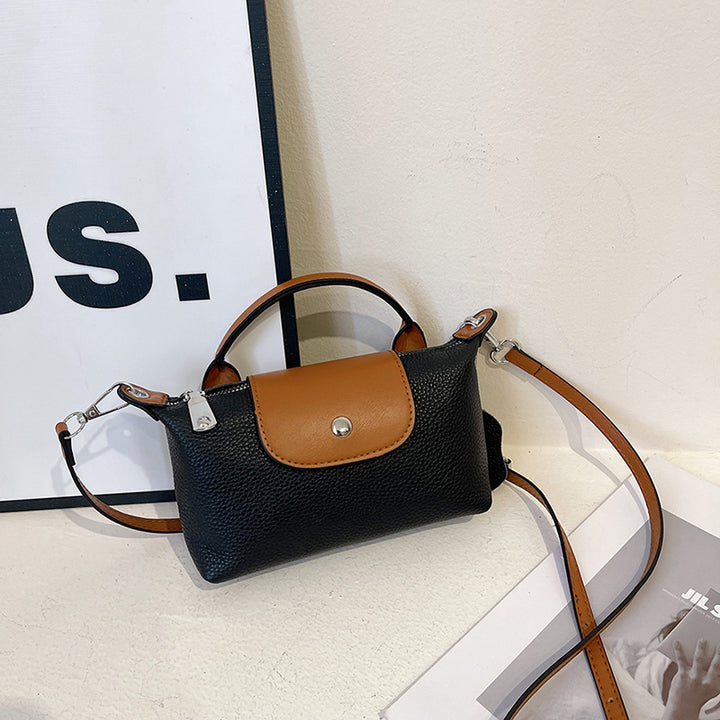 Chic Texturierte Mini-Handtasche Karnz