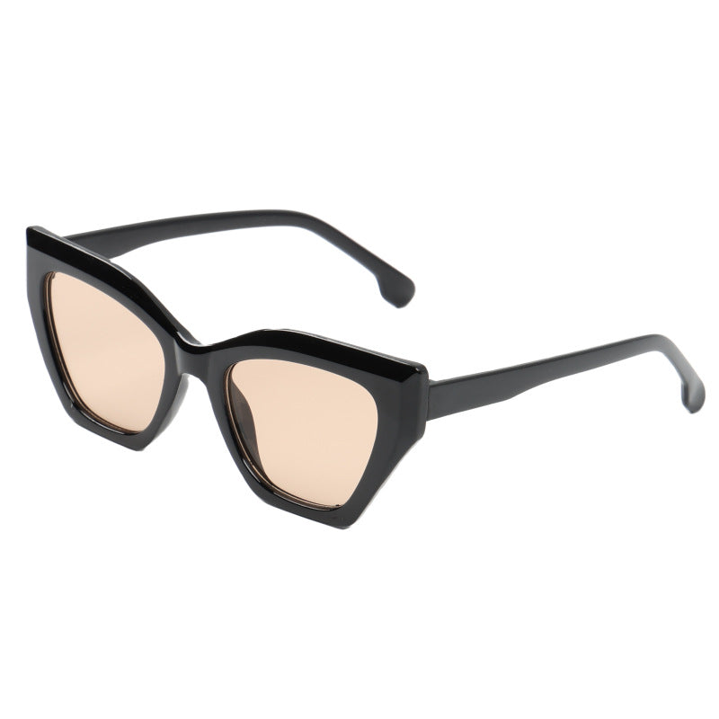 Damen Cat-Eye Sonnenbrille mit originellem Muster Karnz