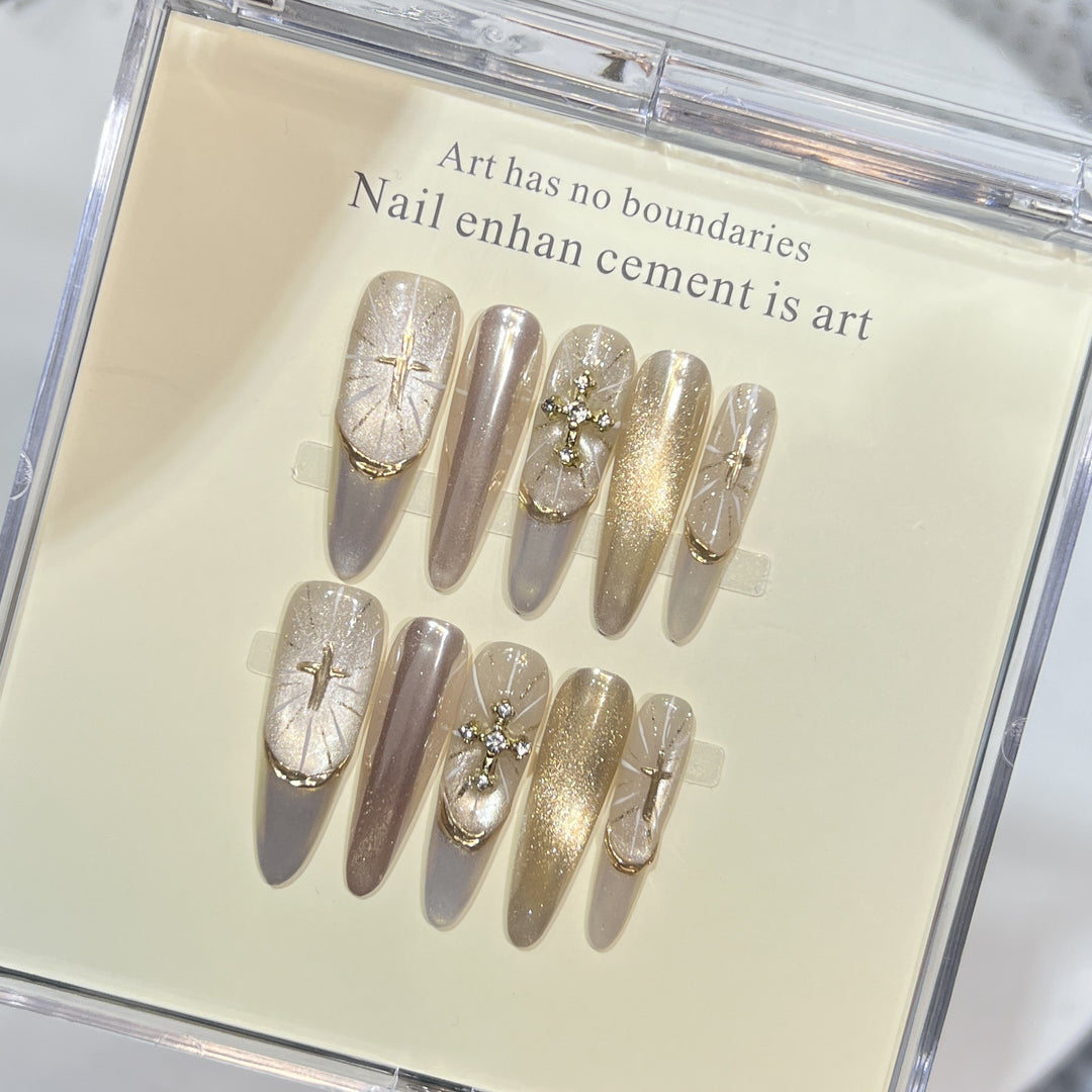 Elegantes Premium Press-On Nagelkunst Set