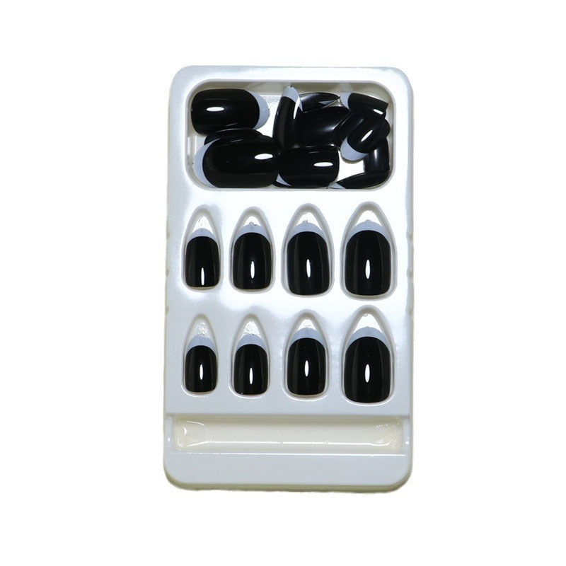 Elegantes French Tip Press-On Nail Set Karnz