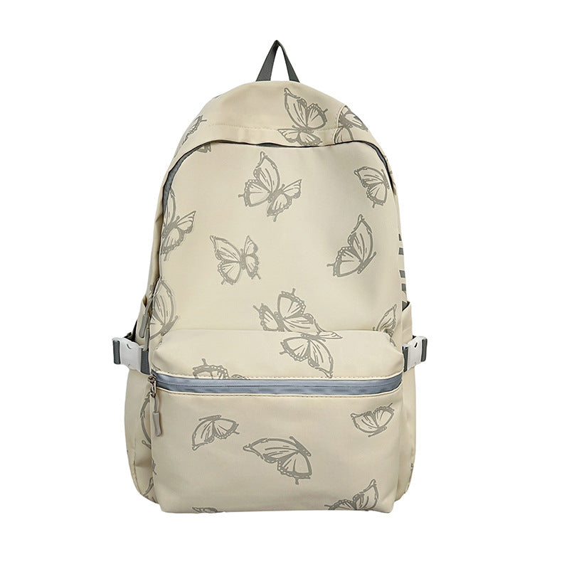 Stylischer Schmetterlingsdruck Rucksack Karnz