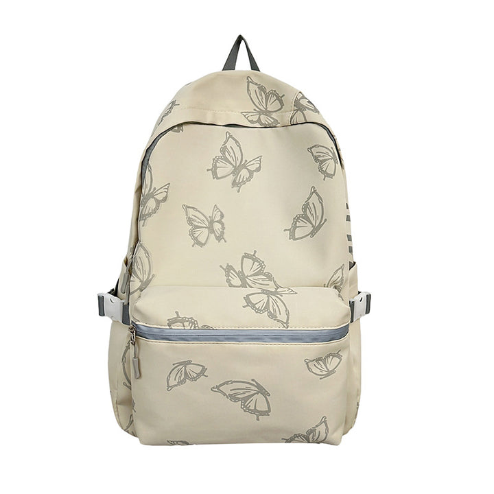 Stylischer Schmetterlingsdruck Rucksack Karnz