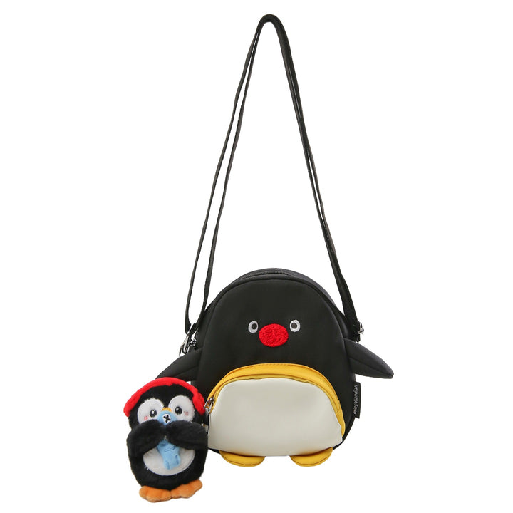 Verspielte Pinguin-Themen Umhängetasche