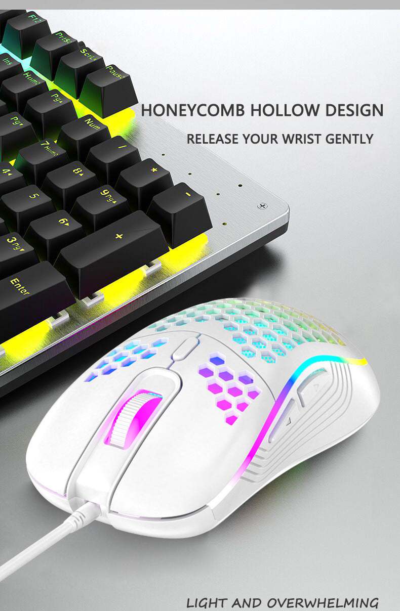 Honeycomb Ergonomische Gaming-Maus Karnz